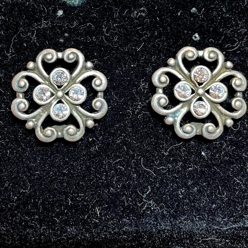 Cute crystal accented earrings